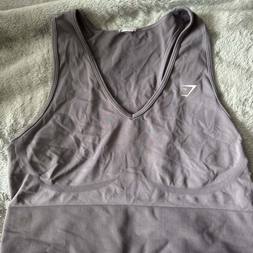 Purple V-Neck Gymshark Sports Bra